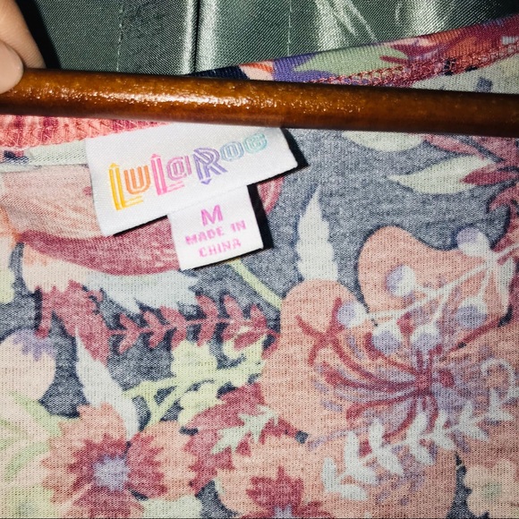 LuLaRoe Nicole Dress Sz Medium Floral Print - Picture 3 of 3